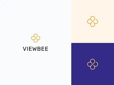 Viewbee Logotype branding design icon logo logotype typography vector