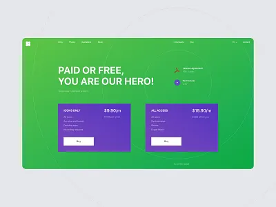 Icons8 Pricing app branding clean design grid icons interaction interface minimal pricing simple typography ui ux video web