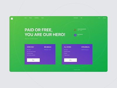 Icons8 Pricing app branding clean design grid icons interaction interface minimal pricing simple typography ui ux video web