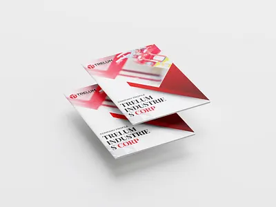 TRELUM – Company Profile booklet branding brochure company profile flyer graphic design ui