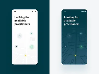 Urban - Loading dark mode design ios iphone loading map mobile night mode product radar ui ui design ux ux design