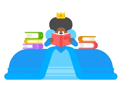 Intelligent Queen design illustration queen