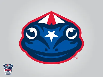 Florida Coquis (MiLB) baseball copa flag frog logo milb puerto rico sports star