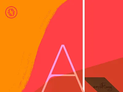 Hello, A adobe illustrator bauhaus branding color design digital geometric graphic design illustration retro typography vector wflemming