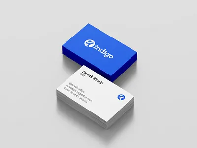 indigo Logo blue brand brand design branding clean custom design graphic design lettering letters logo logo design logo type logos simple type typography vector white wordmark