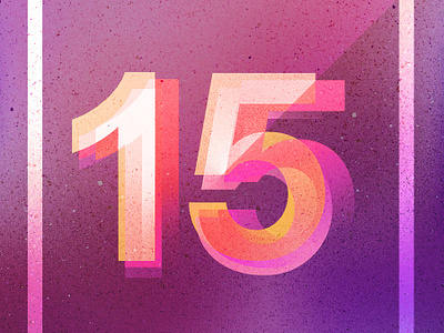 15 15 art color design illustration number