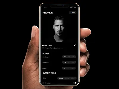 Profile podcast animation app audio audio app audio book audio player clean ios ipod johnyvino mobile pod podcamp podcast podcast art podcast cover podcast logo podcasting ui ux