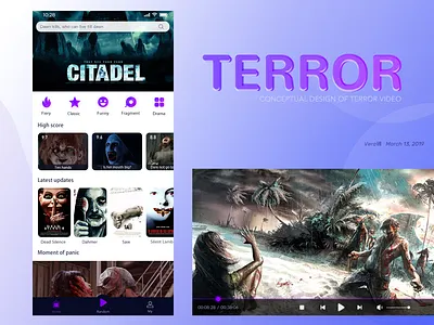 Conceptual Design of Terror Video