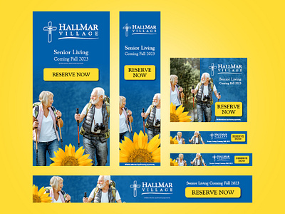 HallMar Village Banner Ads for Broadcast & Digital Ad Campaign branding creative direction digital marketing