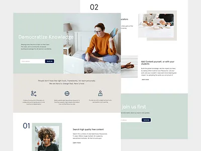 Democratize knowledge app beige card clean concept design education education app icon light minimal photography simple ui unsplash web white