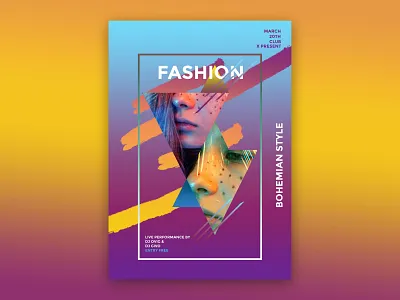 Flyer Fashion design fashion flyer design