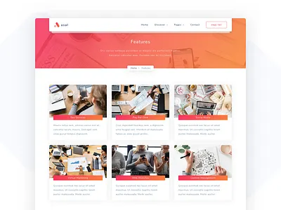 Asal - Agency and SaaS Template agency app corporate creative creative agency html5 landing mobile app modern design parallax portfolio saas