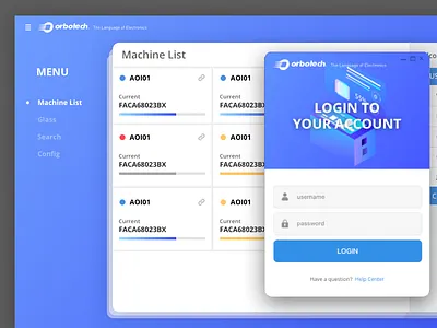 Desktop Dashboard for product line