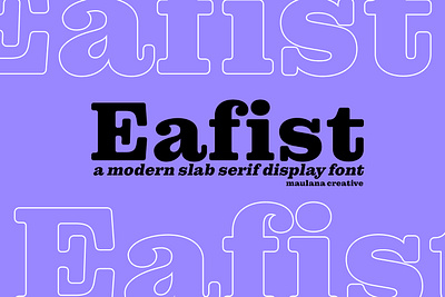 Eafist Retro Serif Font 3d animation branding design font fonts graphic design illustration logo motion graphics nostalgic serif serif font ui