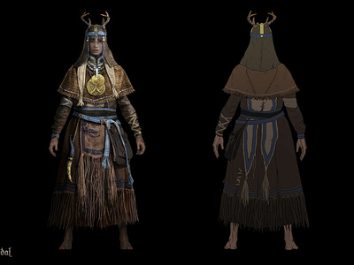 Life is Feudal - Priests Concept Art 4 character character art character design concept art costume costume design fantasy game art medieval monk outfit priest