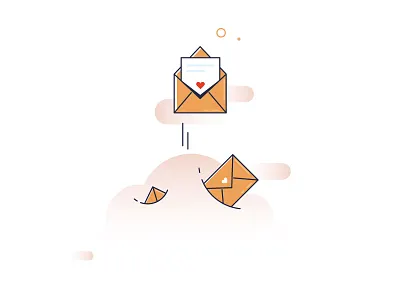 Love message envelope icon love message vector