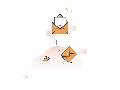 Love message envelope icon love message vector