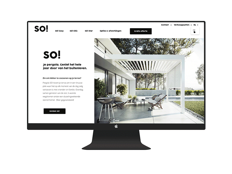 Pergola So! - Luxury content website design front end responsive sketch ui ux ux ui