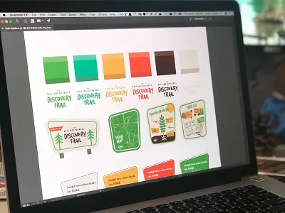 Discovery Trail camping jellystone mid century national parks outdoors parks retro rustic smokey bear yogi yosemite