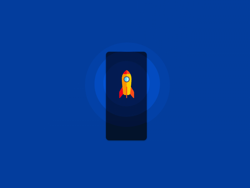 Intro screen animation after effects mobile app user inteface