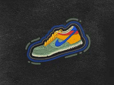 Shoe Illustration - 2 design illustration nike procreate shoe