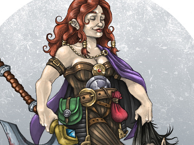 Dwarf art illustration photoshop