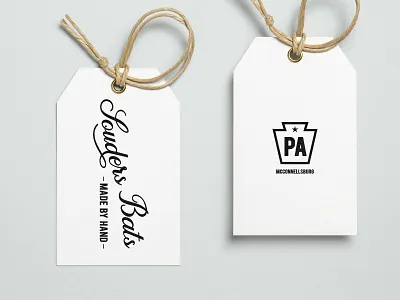 Souders Bats Product Tag baseball baseball bat branding packaging