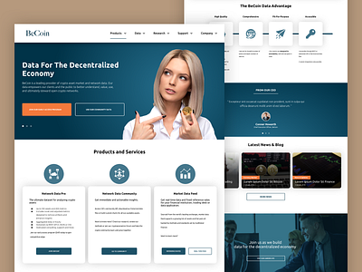 Cryptocurrency Digital Asset Market Landing Page asset bitcoin concept crypto currency dark design digital landing page market ui ux website
