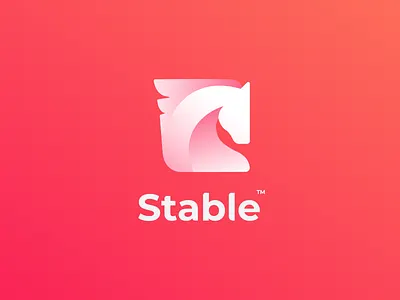 Stable V3.3 animal animal logo aplication app colorful logo creative creative design horse horse logo logo logo design startup