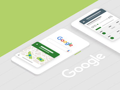 Google App - Case Study case study header visual graphics web