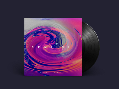 G E M I I N I I abstract colors album artwork cover art cover book design illustration music package design photoshop vector