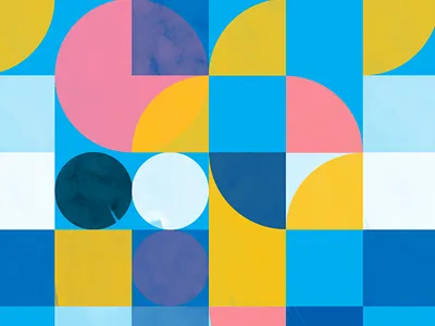 Geometric Pattern brush circle colorful geometric graphic design pattern seamless square texture