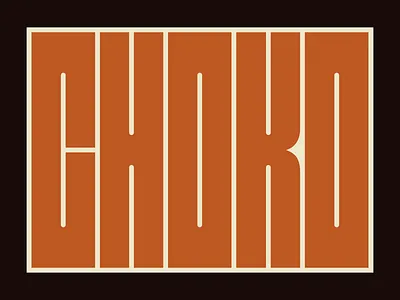 Choko Moko A 2d art colorful composition custom typeface design flat font design geometric illustration layout lines minimal minimalism poster poster art poster design swiss typography vector