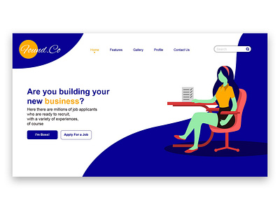 Found.Co Landing Page animation app brand branding character clean design flat graphic design identity illustration illustrator logo minimal mobile ui ux vector web website