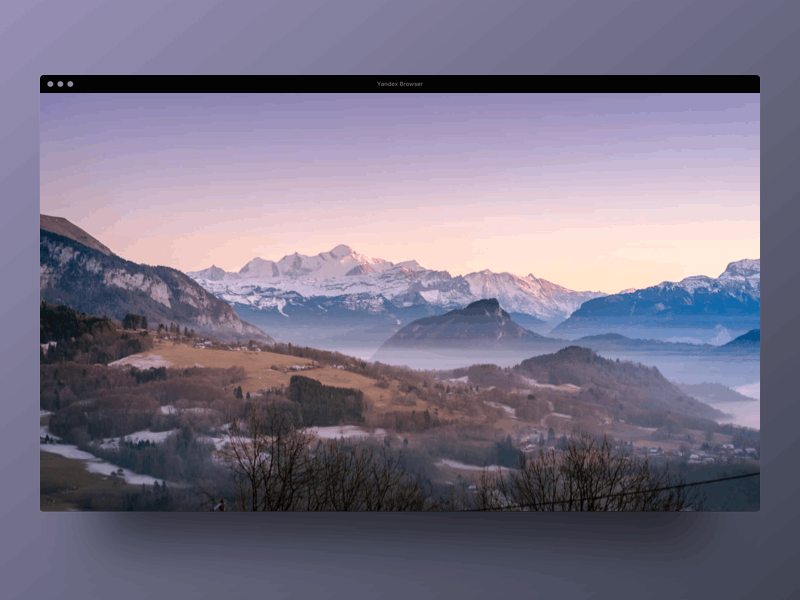 Yandex Browser animation blur background browser landing page principle web welcome page yandex