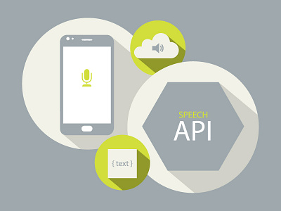 Voice Search Illustration api development agency illustration mobile app mobile app development shadows voice search
