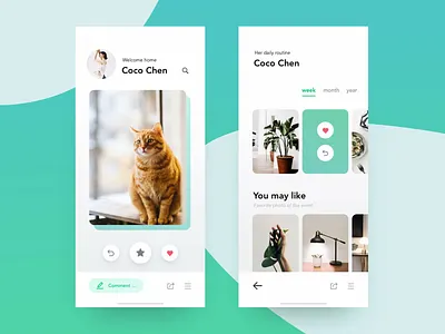 Record life application software - UI ui 应用 设计