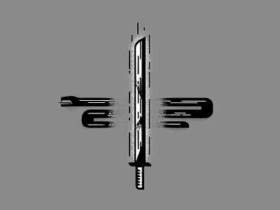 His Sword will Slay the Serpent bible christian cobra cut design easter grain grayscale illustration kill knife lineart snake sword vector venom viper
