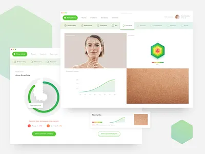 Health & Beauty System app app application clean ui ui ux