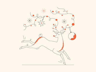 Dear Deer illustration vector