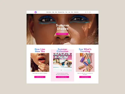 BH Cosmetics | eCommerce Experience cosmetics design ecommerce shopify ui ux