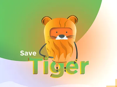 Save the Tiger drawing tiger