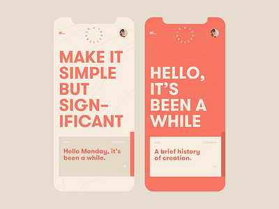 Significant — Mobile app branding clean design flat graphic design icon illustration interface ios logo minimal mobile sketch type typography ui ux vector web