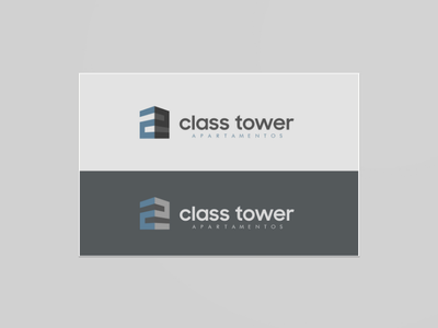 Class Tower branding design typography