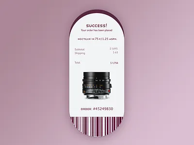 Email Receipt dailyui dailyui 017 receipt ui uidesign