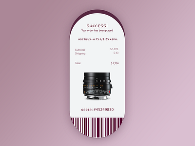 Email Receipt dailyui dailyui 017 receipt ui uidesign