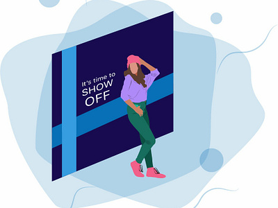 Attractive Beautiful Illustration design girl illustration illustration vector