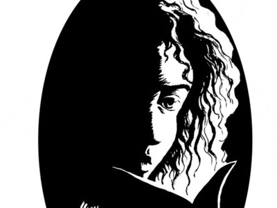 The Ship's Log black white book art close up design illustration ink drawing ink illustration portait spot illustration