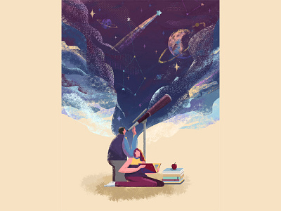 universe astronomy illustration imagination sky star universe