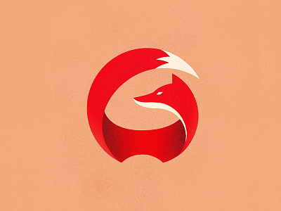 FOX watch branding curves design flat fox icon icons illustrator logo nature shapes simple vector